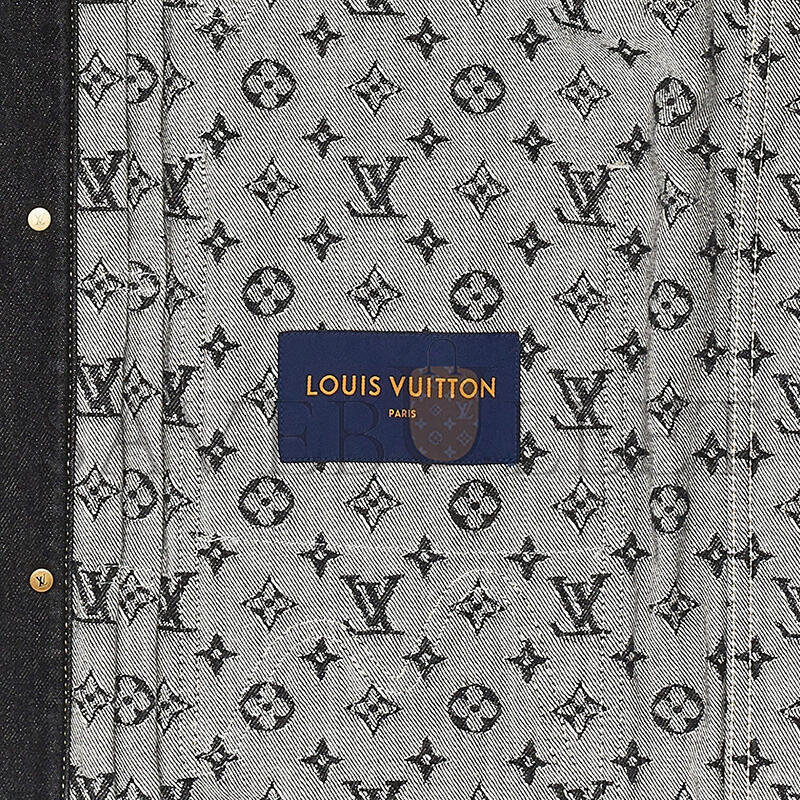 LOUIS VUITTON X NIGO MONOGRAM CRAZY DENIM WORKWEAR JACKET 1A9GEF